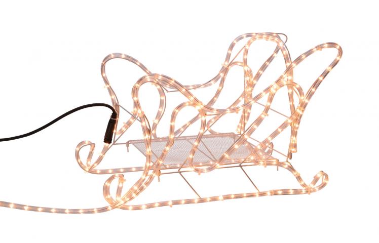 Светещ маркуч елен с шейна, снимка 4 - Светещи фигури