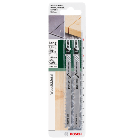 Ножчета Bosch BIM T345XF 2 бр., снимка 2 - Ножчета за прободен трион