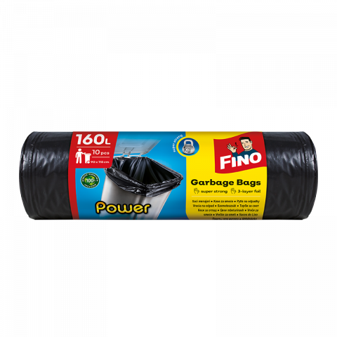 Торби за смет Fino Power 160 л 10 бр. - Чували за боклук