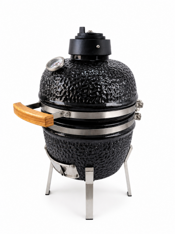 Барбекю Kamado 33x26x34.5 см черно - Керамични грилове Кamado