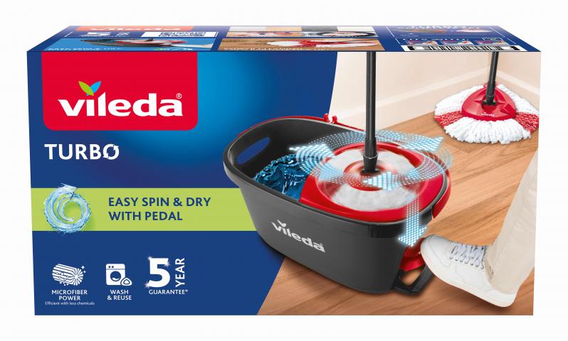Комплект Vileda Easy Wring - Clean Turbo, снимка 2 - Мопове