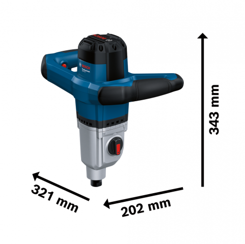 Строителен миксер Bosch Blue GRW 140, снимка 3 - Миксери за бои и разтвори