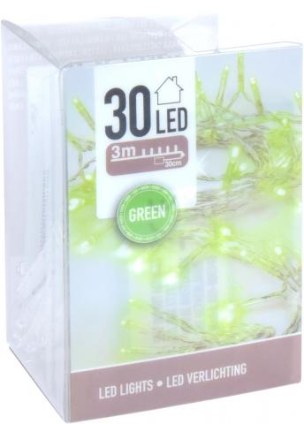 Светлинна верига 30 LED 3 м различни цветове, снимка 4 - Светеща верига