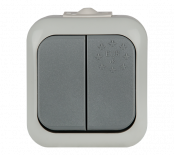 Двоен ключ влагозащитен IP 44