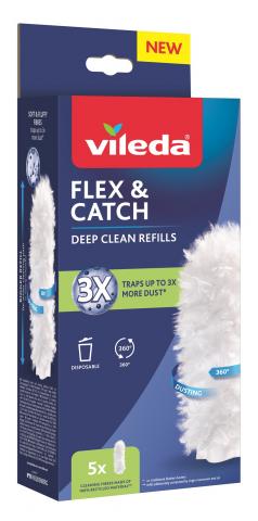 Резерва за почистване на прах Vileda Flex & Catch 5 бр. - Четки
