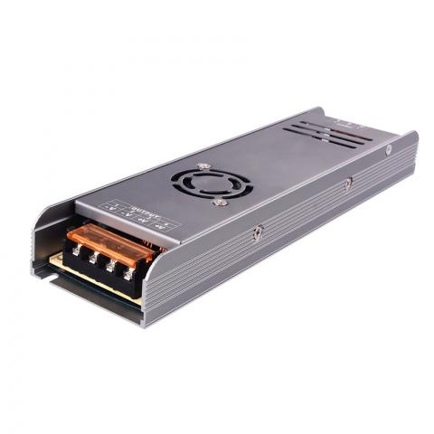 LED драйвър метален Lightex 360W 12V DC 30A 245x64x29 мм 180-265V AC IP20 - Led ленти и аксесоари