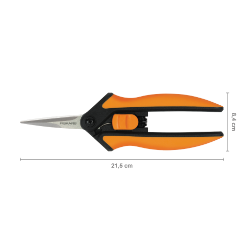 Ножица за цветя Fiskars Solid Microtip SP130, снимка 9 - Други градински ножици