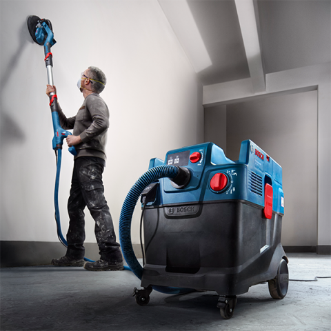 Прахосмукачка за сухо и мокро прахоулавяне Bosch Blue GAS 400A, снимка 5 - Прахосмукачки за сухо и мокро почистване