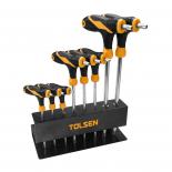Комплект ключове Torx Т-дръжка Tolsen 8 бр.