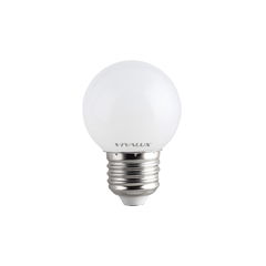 LED крушка Vivalux G45 1W E27, 70 lm студено бяла - Лед крушки е27