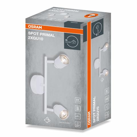 Спот двойка Osram Primal GU10 бял, снимка 2 - Спотове