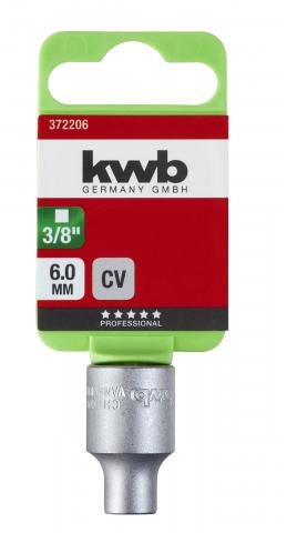 Вложка KWB 3/8" 6 мм - Камъни за гедоре