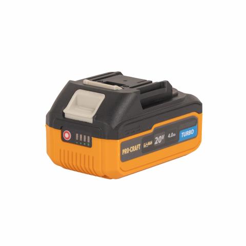 Акумулаторна батерия Procraft Turbo 20V 4Ah - Батерии и зарядни устройства