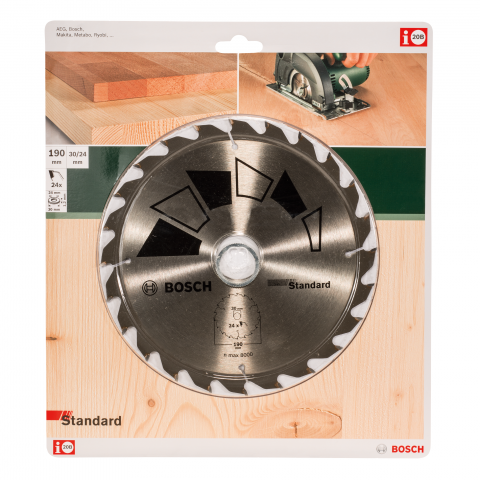 Циркулярен диск Bosch 190x2.2x30/24 мм Z=24 - Циркулярни дискове
