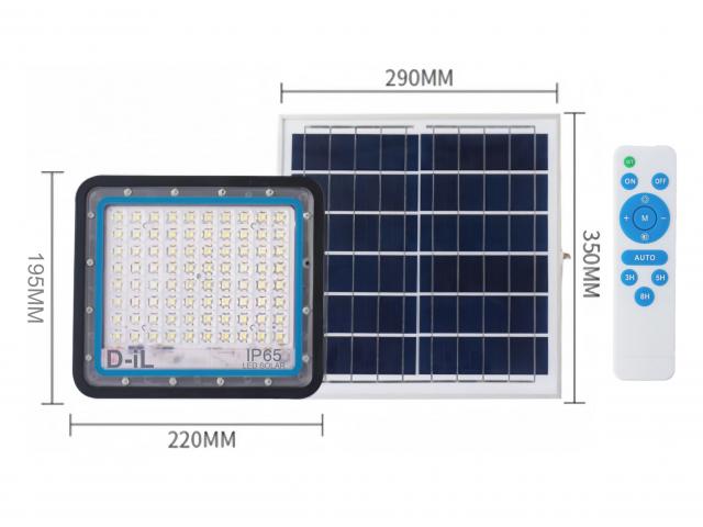 LED соларен прожектор 12 W IP65 - Led прожектори