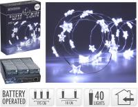 Светлинна верига звезда 40 LED