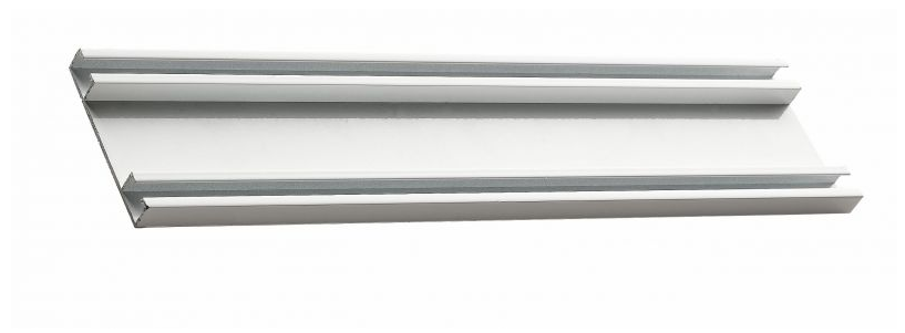 Алуминиев корниз двуканална релса 3.5 м - Метални корнизи