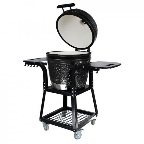Барбекю Kamado 127.3х65.4х127.6 см с колелца, снимка 4 - Керамични грилове Кamado