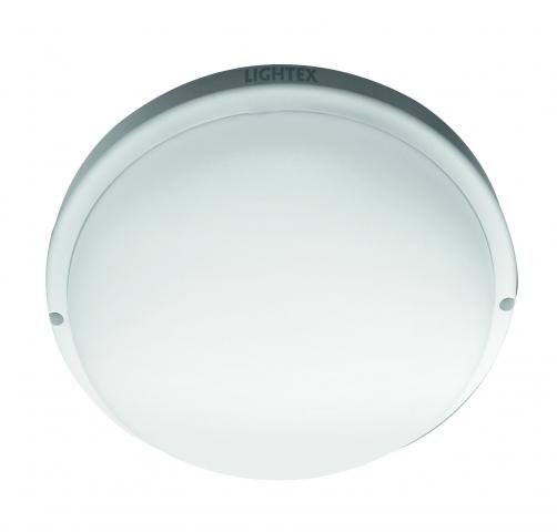 LED плафон със сензор за движение Lightex Vani 12 W бял - Градински лампи