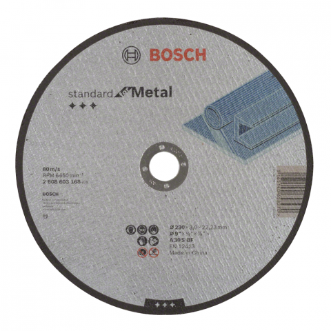 Диск за рязане на метал Bosch 230x22,23x3 мм - Дискове за рязане на метал