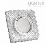 Луна Lightex стационарна квадратна акрил с Led лента 3W 4000K MR16 max.7W