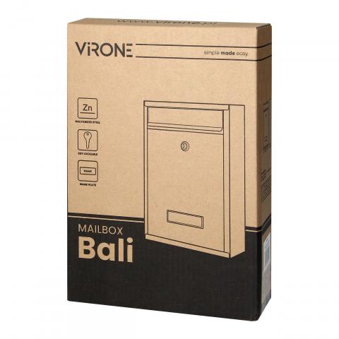 Пощенска кутия Virone Balli антрацит, снимка 2 - Пощенски кутии