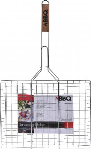 Скара за BBQ хромирана 40х26х57см - Прибори за гриловане