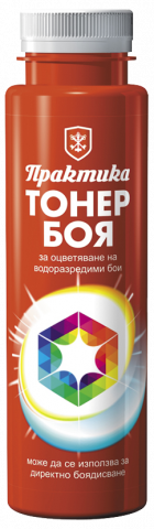 Тонираща боя Практика 250 мл червена - Интериорни бои