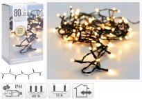 Светлинна верига 80 LED топло бяла