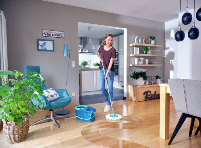 Комплект за почистване Disc Mop Leifheit, снимка 5 - Мопове