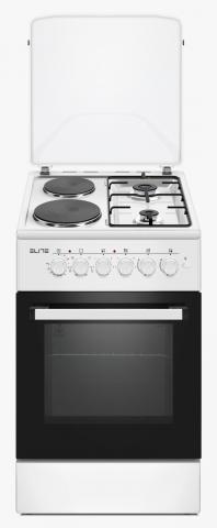 Готварка печка комбинирана ELITE FSEGC-0515W - Готварски печки