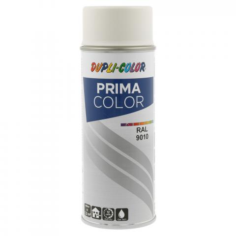 Спрей Dupli Color Prima 400 мл RAL9010 бял мат - Бои за метал