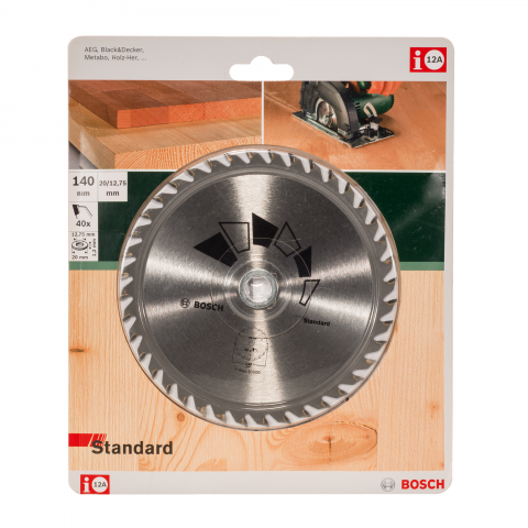 Циркулярен диск Bosch 140x2.2x20/12.7 мм Z=40 - Циркулярни дискове