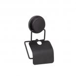 Поставка за тоалетна хартия с капак Magic Fix черна