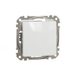Sedna New Мех. ключ еднополюсен, 10А 250V, бял