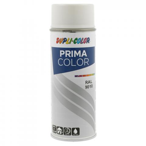Спрей Dupli Color Prima 400 мл RAL9010 бял гланц - Бои за метал