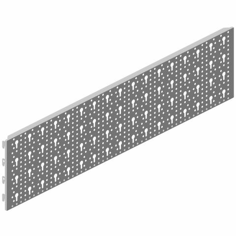 Перфориран панел Workshop 800х200 мм 2 бр. сив - Плотове