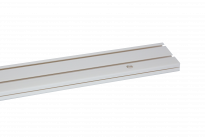Двоен PVC корниз 250 см