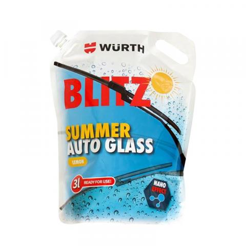 Лятна течност за чистачки WURTH Blitz 3 л - Автопринадлежности