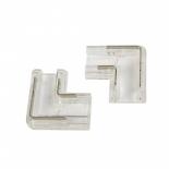 Ъглов конектор за еднократна употреба 2PIN за LED лента Lightex SMD/COB 5A 8 мм IP20 -2бр.