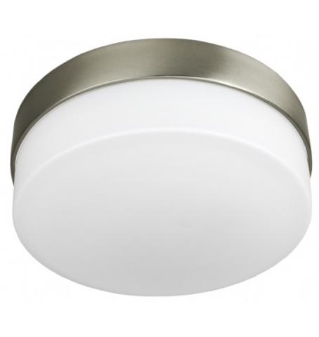 Плафон за баня Lightex Pamela ф230 IP44 1хЕ27 сатен никел/ опал - Лампи за баня