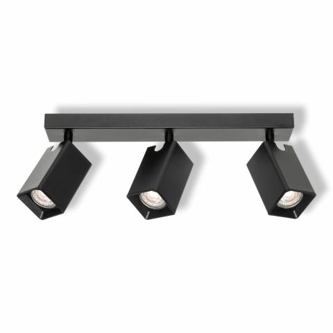 Спот тройка Angular Osram GU10 черен - Спотове