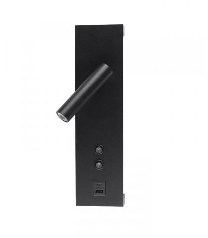 LED стенна лампа Linate-C 12W 3000K 770 lm USB - Аплици