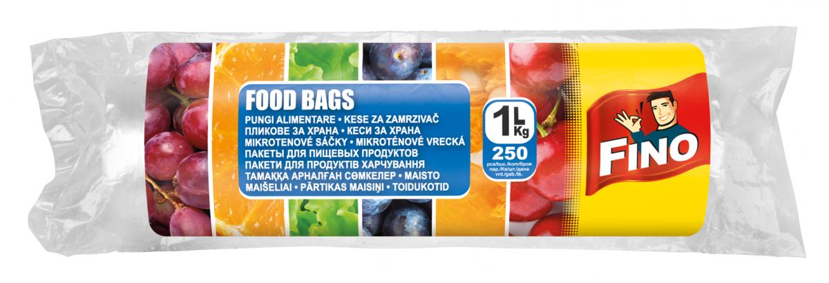 Пликове за храна ролка Fino 1 л 250 бр. - Пликове за храна