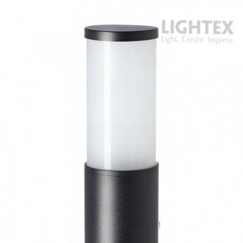Градинско тяло Lightex Torino 1xGU10 IP54 ф60х80хh800 мм черно, снимка 3 - Градински лампи