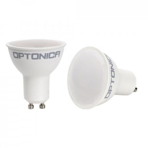 LED крушка Optonica GU10 6.5W 550 lm 110° SMD 6000K - Лед крушки gu10