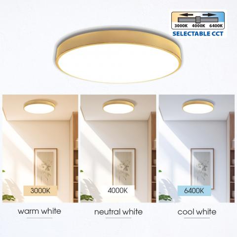 LED плафон Vivalux Luka 45 W 230 V GD CCT-switch, снимка 3 - Плафони