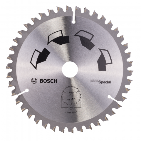 Циркулярен диск Bosch 160x2x20/16 мм Z=42, снимка 2 - Циркулярни дискове