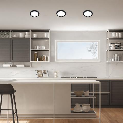 LED панел Shaun 12W 1035 lm 4000K, кръг, снимка 3 - Осветителни тела
