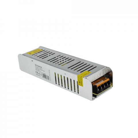 SLIM Захранване за LED лента Optonica 150W 12V 12.5A, metal - Led ленти и аксесоари